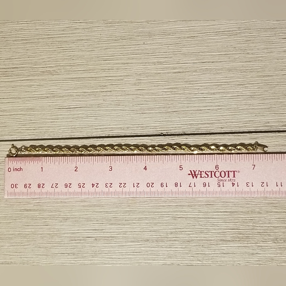 Golden Rope Bracelet - Picture 2 of 3